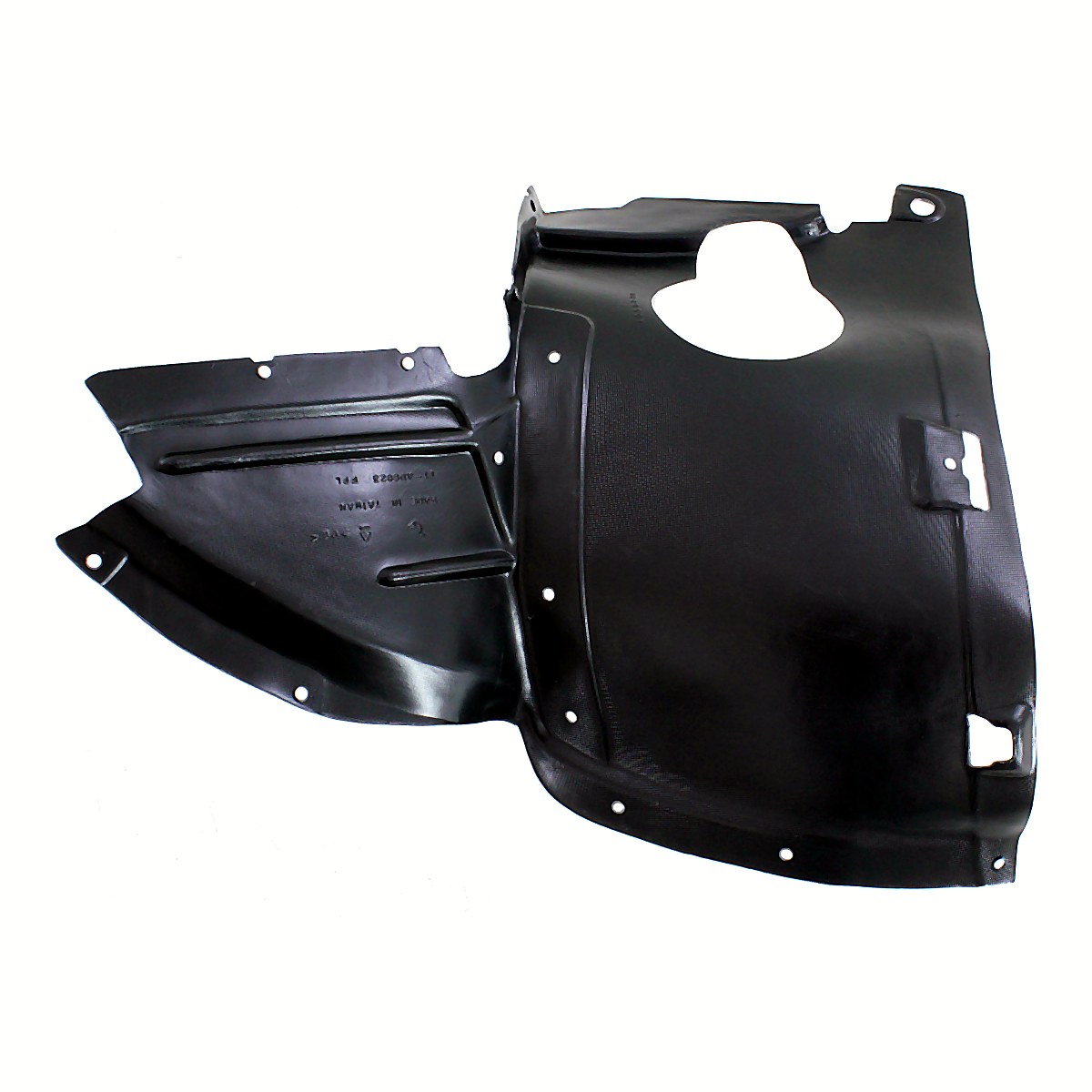 2006-2013 Audi A3 Front Driver Side Fender Liner, au1250101. Front view.