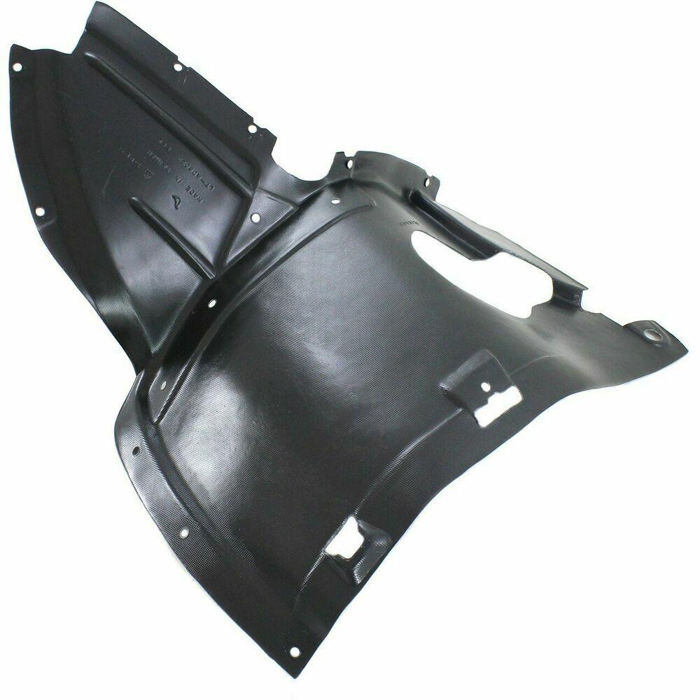 2006-2013 Audi A3 Fender Liner Front Section Driver Side , AU1250101. Installed view for reference.