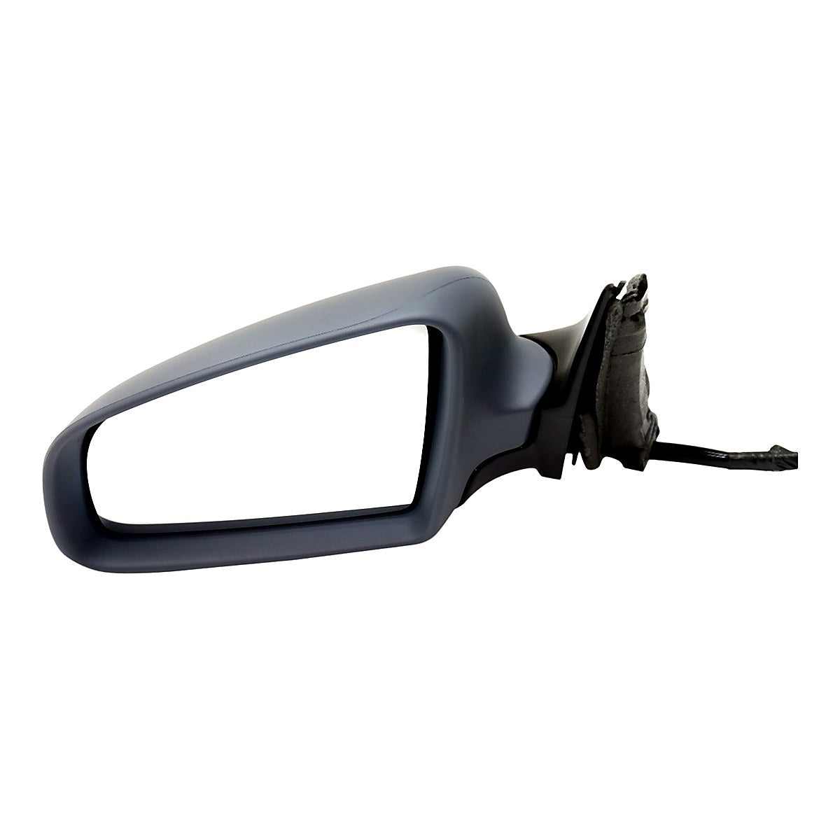 2002-2008 Audi A4 Rear Driver Side Door Mirror, au1320106. Front view.
