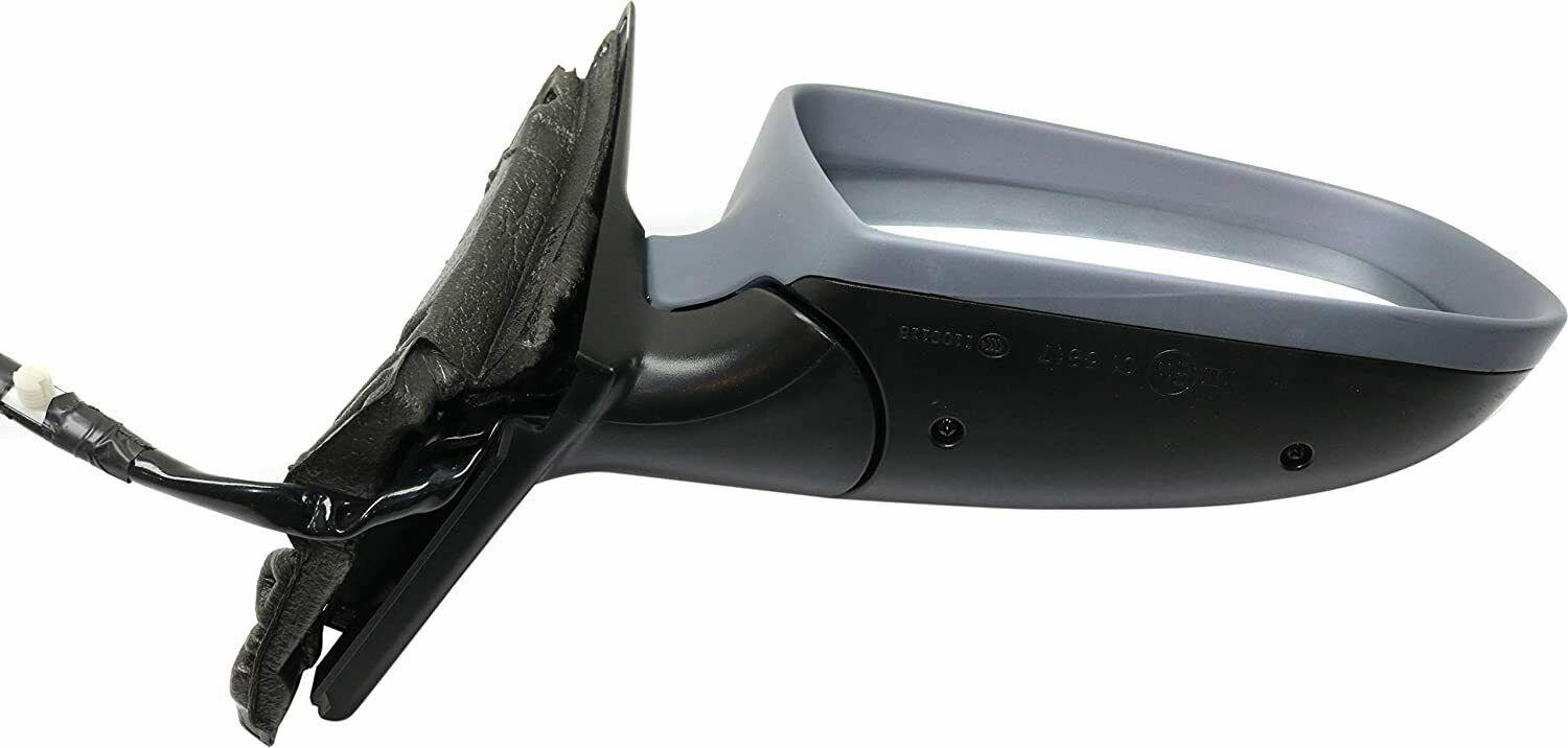 2003-2008 Audi A4 Cabrio Mirror Passenger Side Power , AU1321106. Side view of the replacement part.