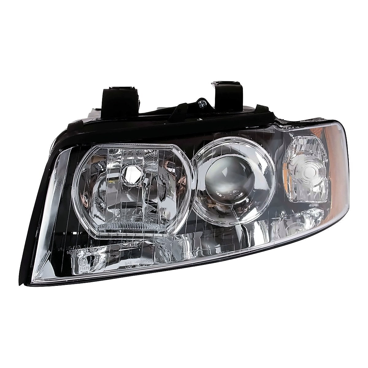 2004-2005 Audi S4 Driver Side Head Lamp, au2502113. Front view.