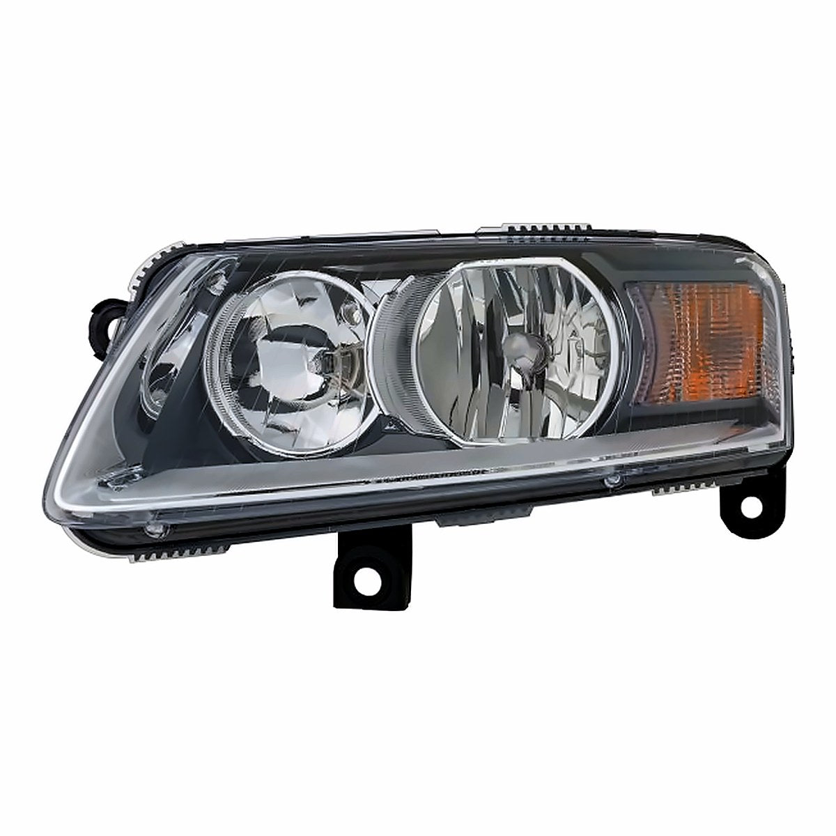 2005-2008 Audi A6 Driver Side Head Lamp, au2502131. Front view.