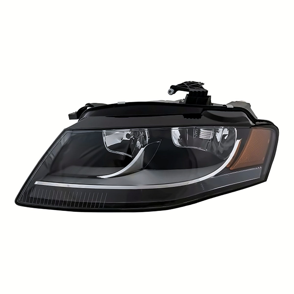 2009-2012 Audi A4 Driver Side Head Lamp, au2502149. Front view.