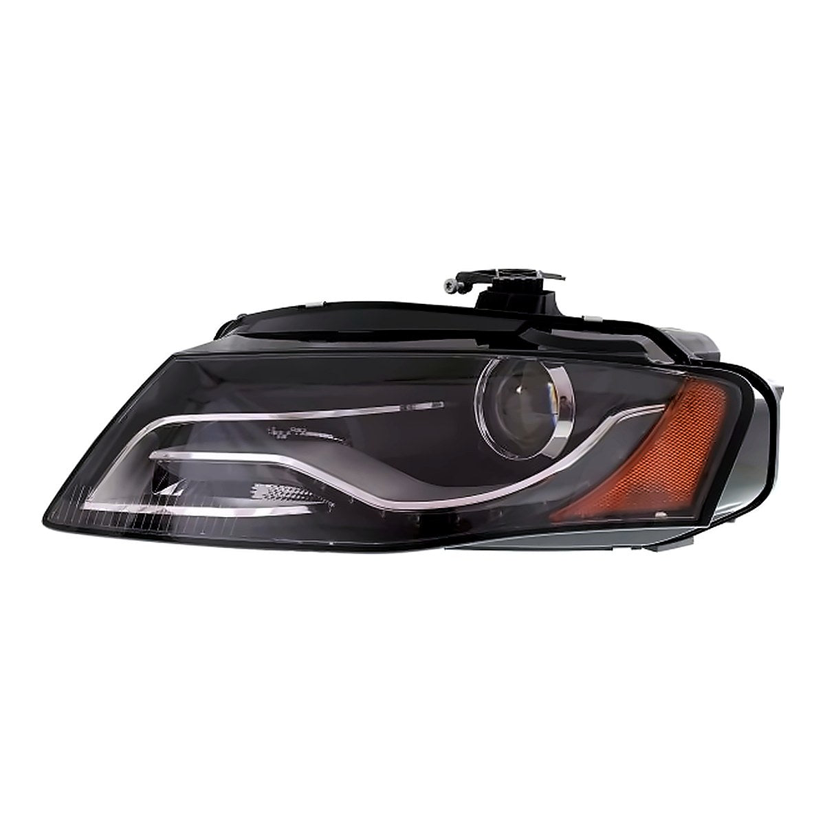 2009-2010 Audi A4 Driver Side Head Lamp, au2502150. Front view.