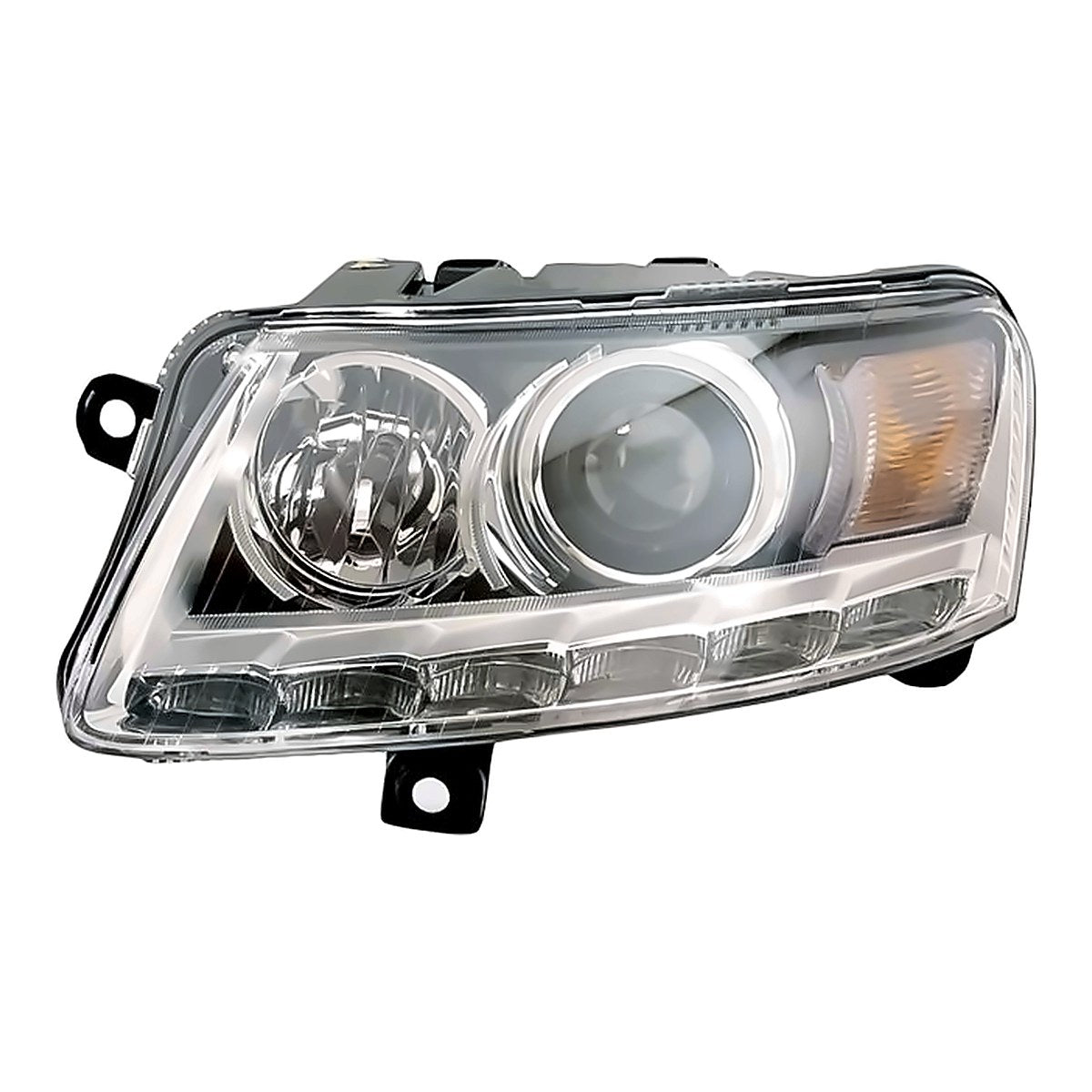 2009-2011 Audi S6 Driver Side Head Lamp, au2502156. Front view.