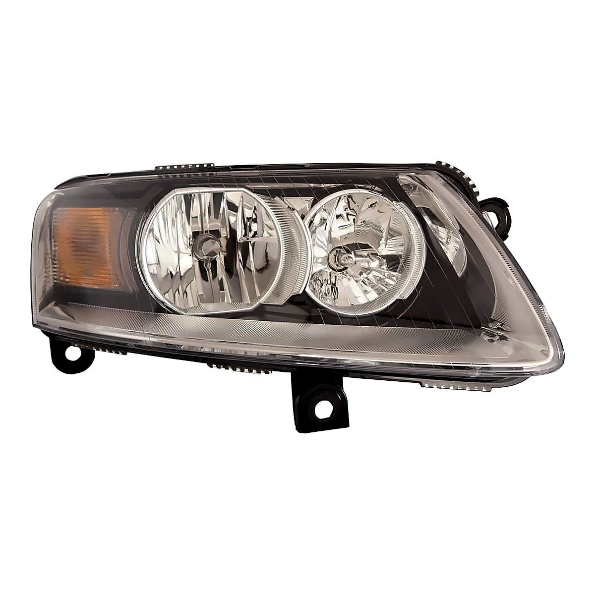2009-2011 Audi A6 Driver Side Head Lamp, au2502162. Front view.