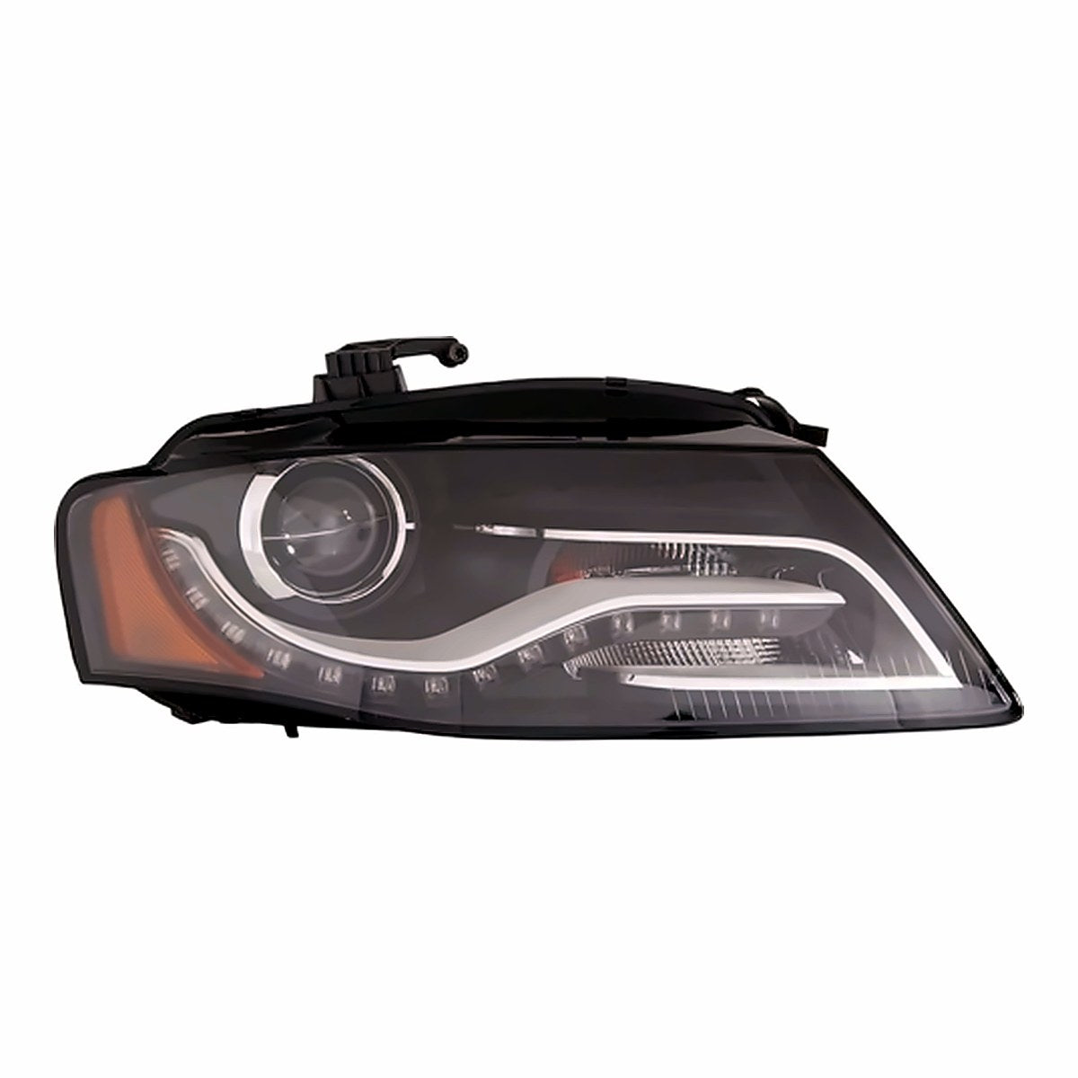 2011-2012 Audi A4 Front Driver Side Head Lamp, au2502163. Front view.
