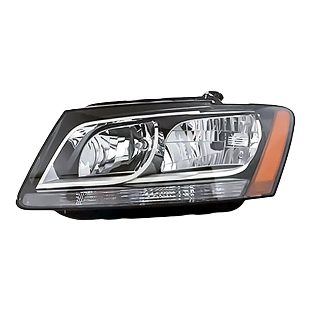 2009-2012 Audi Q5 Driver Side Head Lamp, au2502165. Front view.