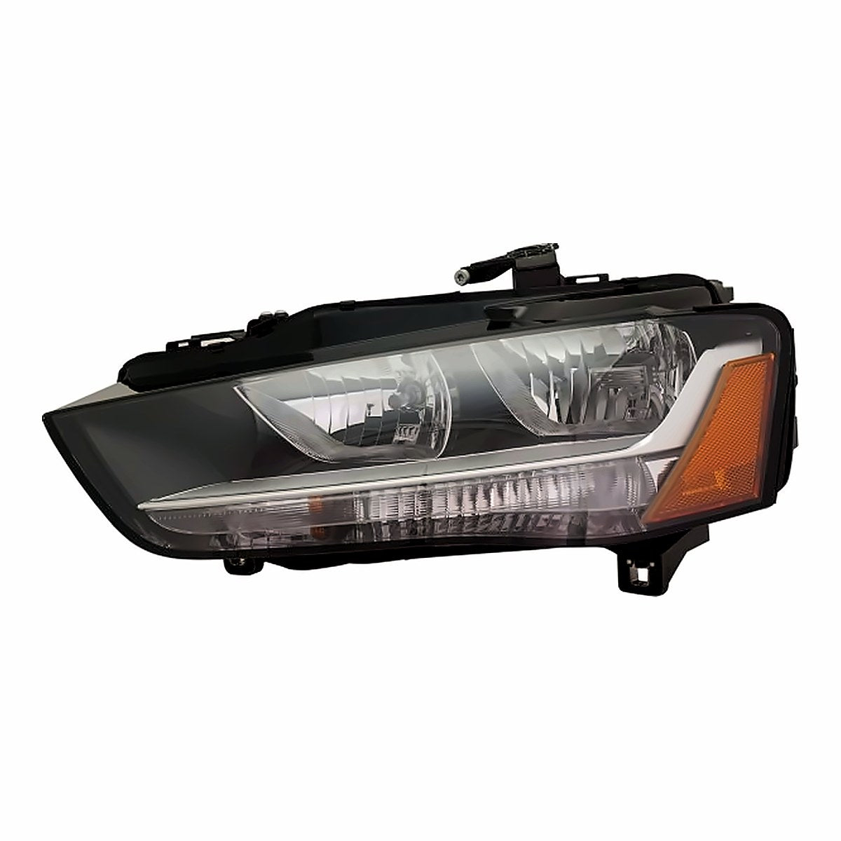 2012-2014 Audi A4 Front Driver Side Head Lamp, au2502175. Front view.