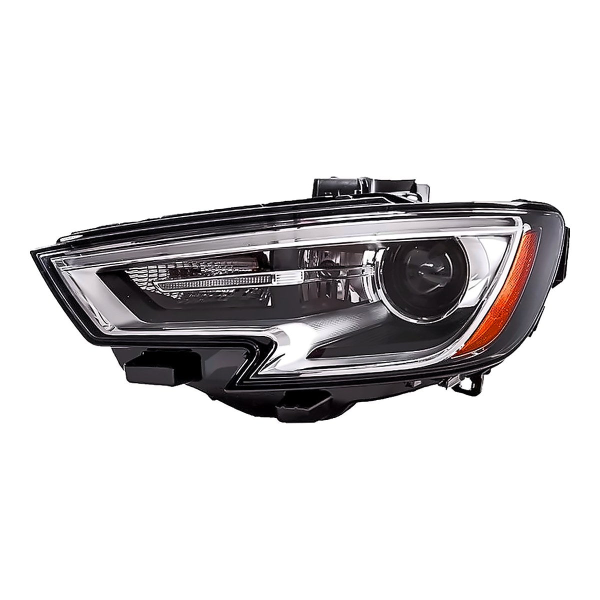 2017-2020 Audi A3 Quattro Driver Side Head Lamp, au2502207. Front view.