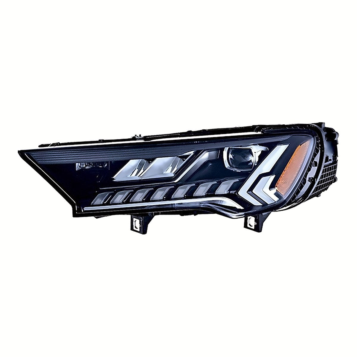 2020-2023 Audi Q7 Driver Side Head Lamp, au2502229. Front view.