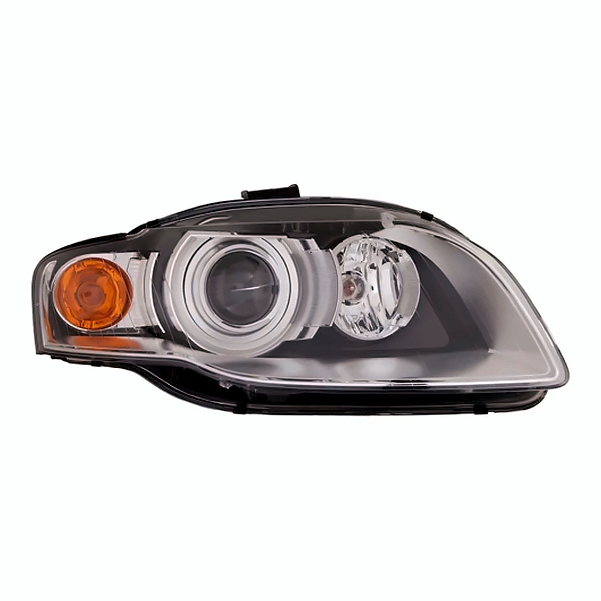 2007-2009 Audi A4 Cabrio Passenger Side Head Lamp, au2503129. Front view.