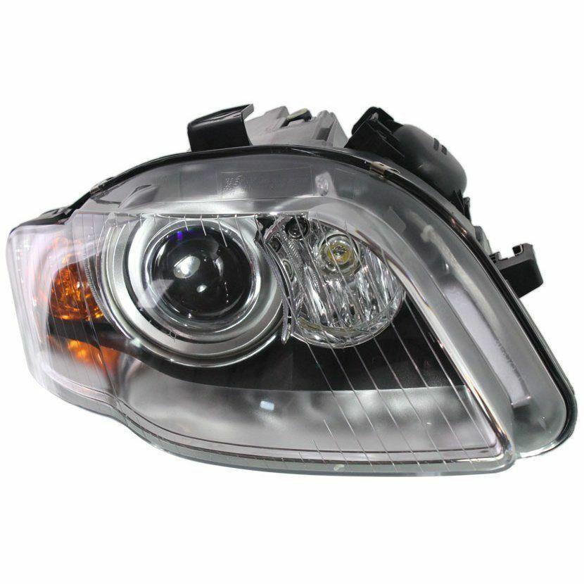 2005-2008 Audi A4 Head Lamp Passenger Side Hid Without Curve , AU2503129. OEM-quality exterior component.