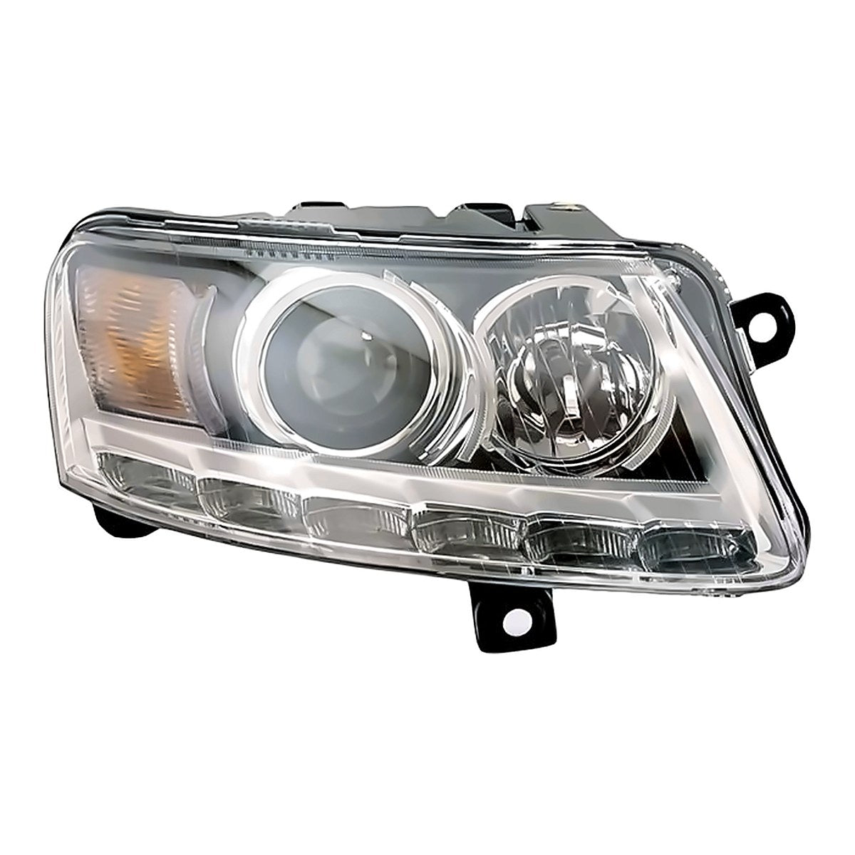 2009-2011 Audi A6 Passenger Side Head Lamp, au2503156. Front view.