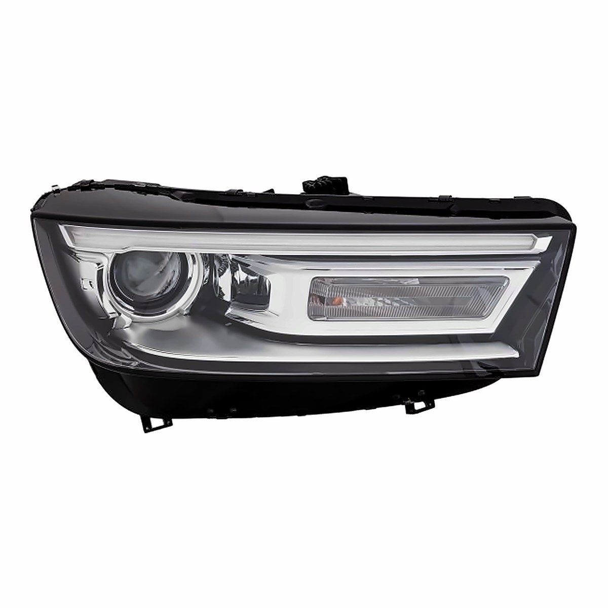2018-2020 Audi Q5 Passenger Side Head Lamp, au2503206. Front view.
