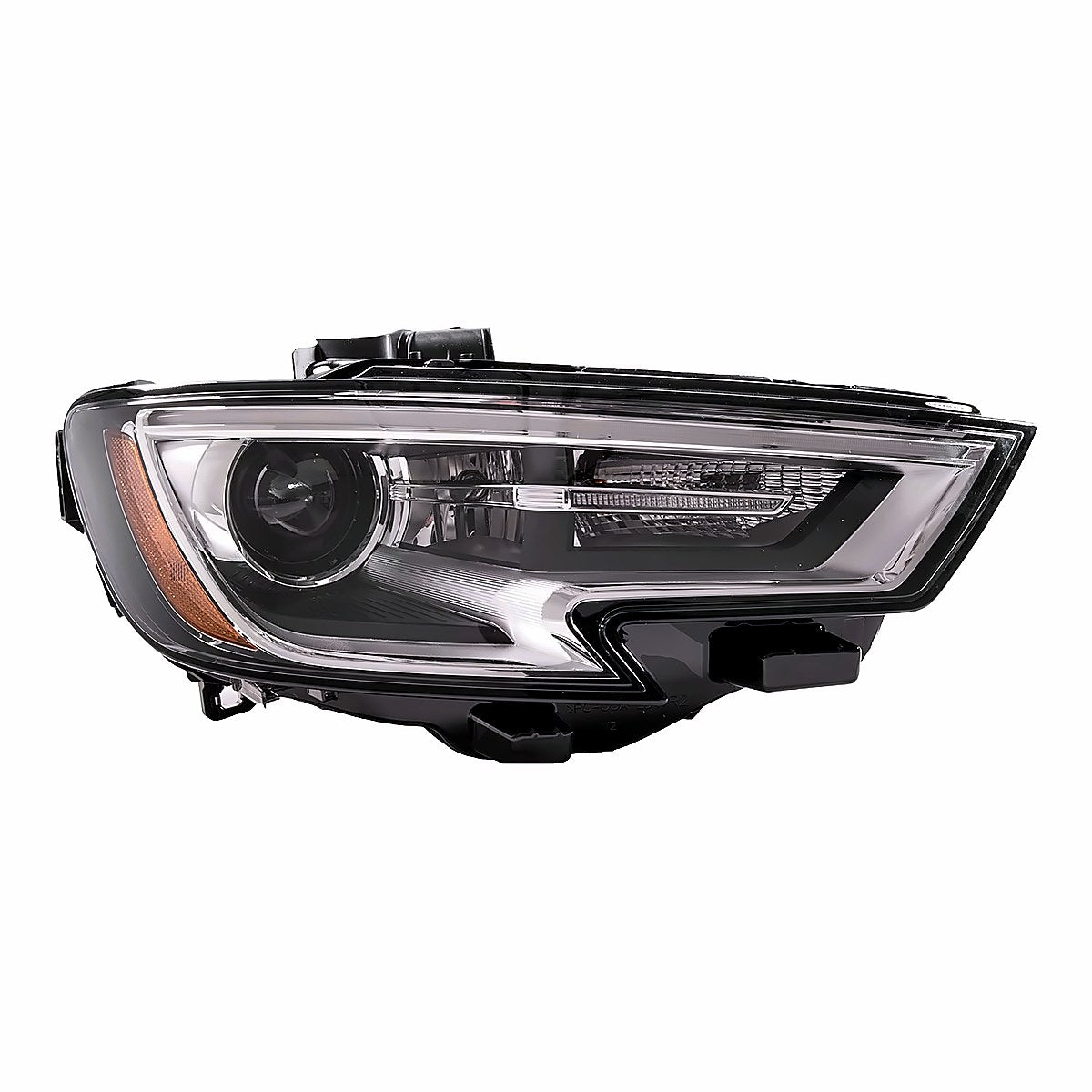 2017-2020 Audi A3 Quattro Passenger Side Head Lamp, au2503207. Front view.