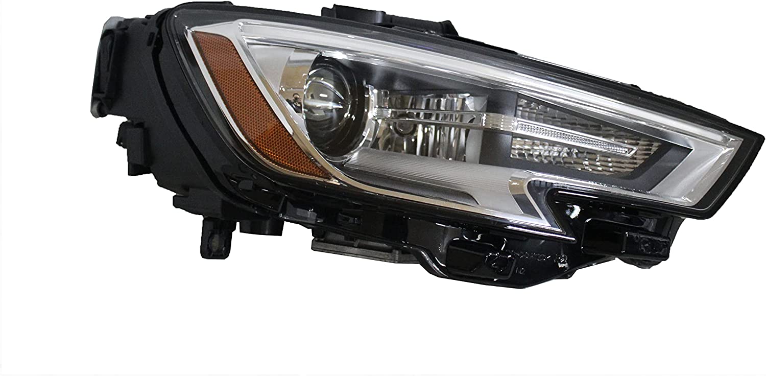 2017-2020 Audi S3 Head Lamp Passenger Side Bi-Hid , AU2503207. Replacement part ready for install.