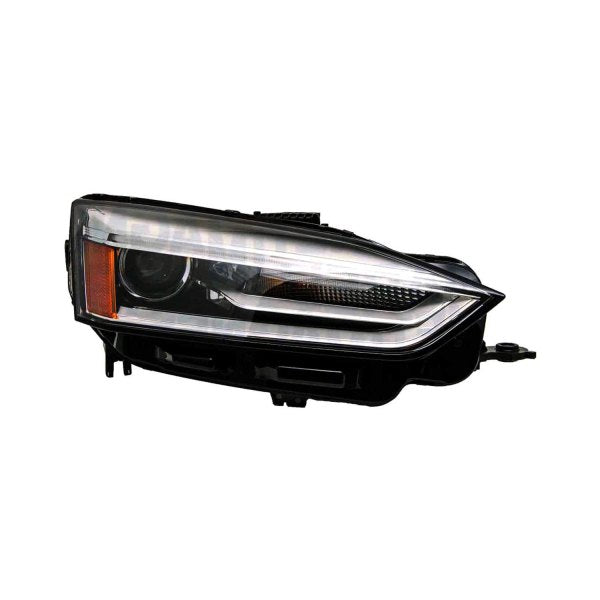 2018-2019 Audi A5 Sportback Head Lamp Passenger Side Bi-Hid , AU2503211. Side view of the replacement part.