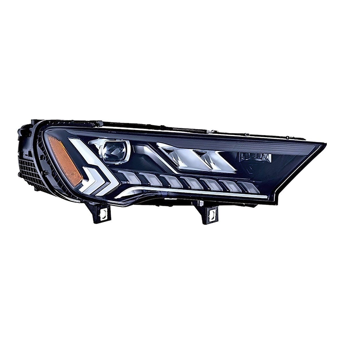 2020-2023 Audi Q7 Passenger Side Head Lamp, au2503229. Front view.