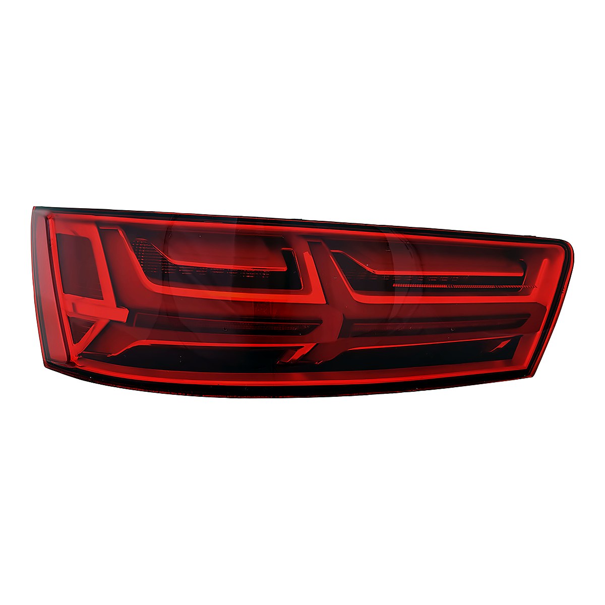 2017-2019 Audi Q7 Upper Driver Side Tail Lamp, au2800118. Front view.