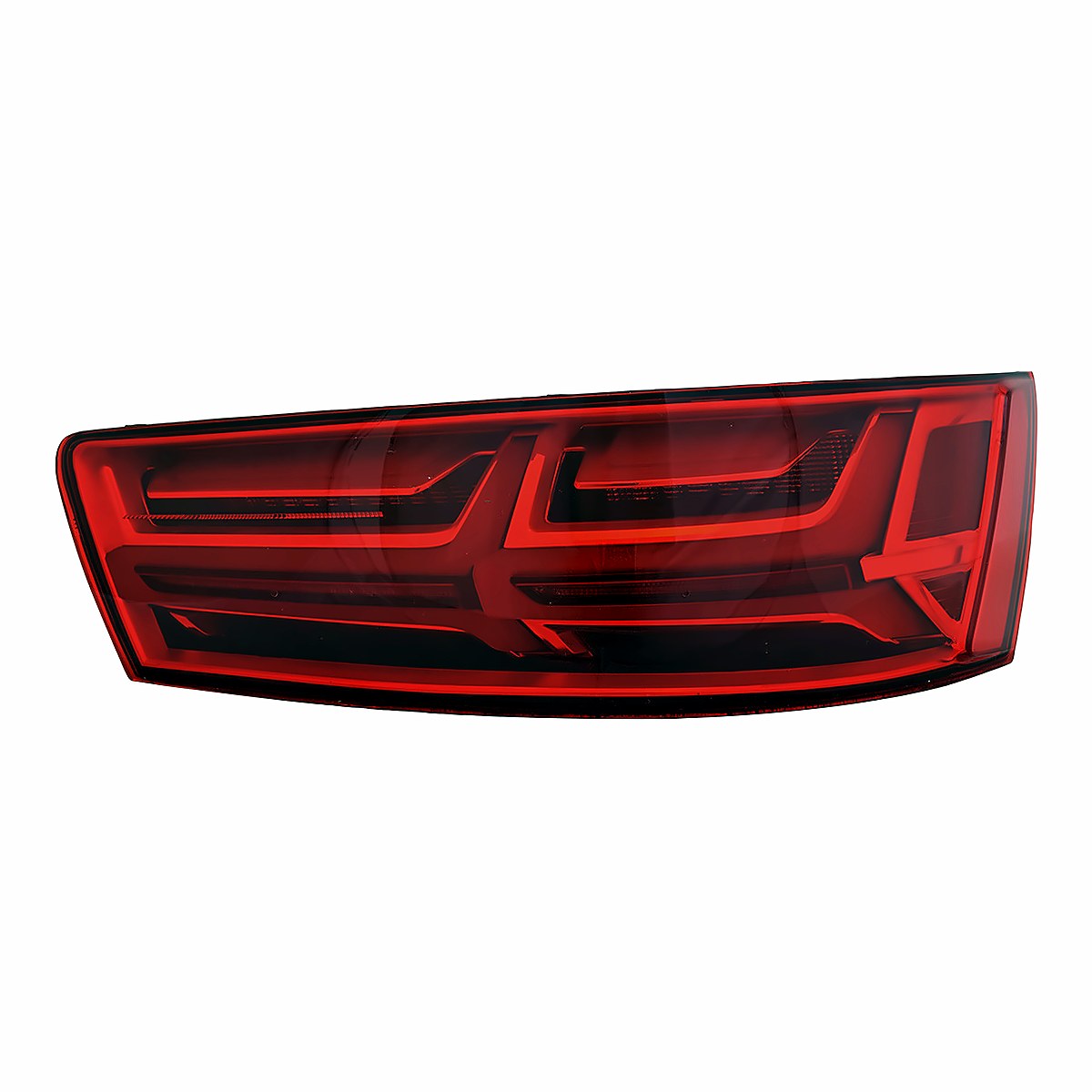 2017-2019 Audi Q7 Upper Passenger Side Tail Lamp, au2801118. Front view.