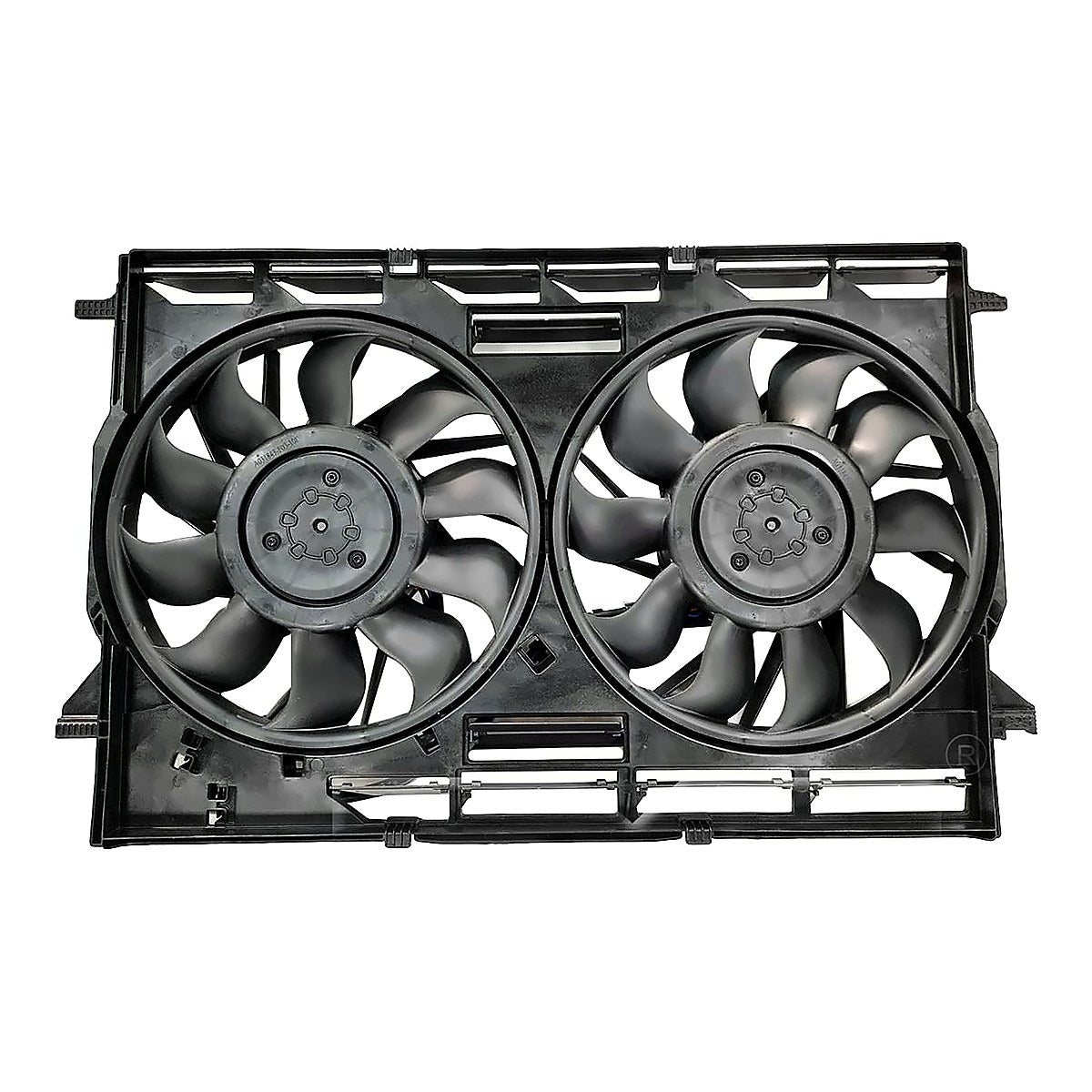 2018-2020 Audi Q5 Cooling Fan, au3115122. Front view.