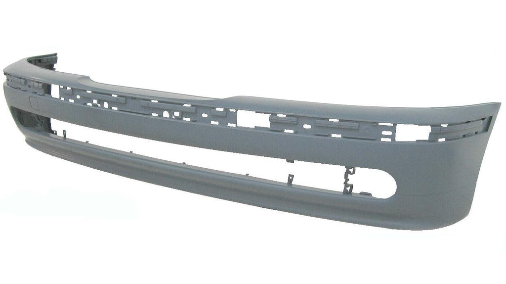 2001-2003 Bmw 5 Series Front Bumper Primed Without Washer With Fog Lamp Hole , BM1000132. High-strength and long-lasting.