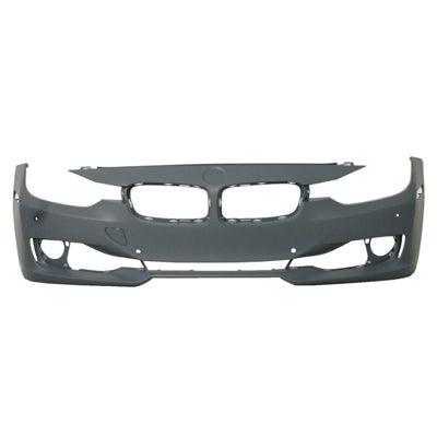 2012-2015 Bmw 3 Series Sedan Front Bumper , BM1000262. Exact fit for vehicle restoration.