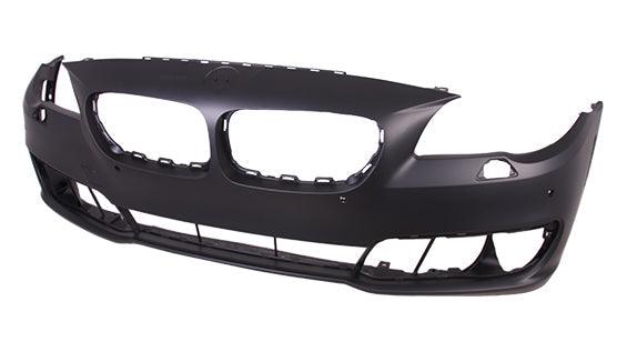 2014-2016 Bmw 5 Series Front Bumper , BM1000310. Side view of the replacement part.
