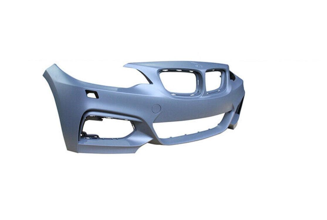 2014-2016 Bmw 228I Front Bumper Primed Without Sensor/Washer With M-Pkg , BM1000329. Durable and impact-resistant.