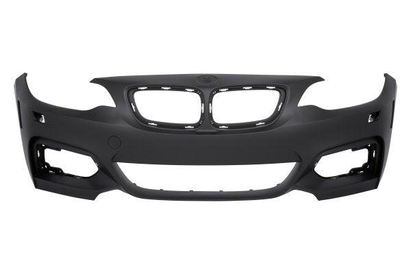 2014-2016 Bmw 228I Front Bumper Primed Without Sensor With Washer/M-Pkg , BM1000330. Professional-grade auto body part.