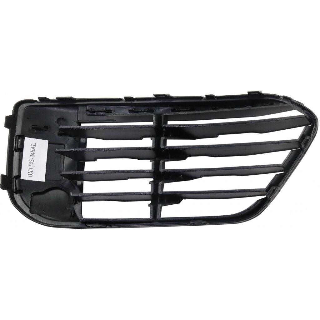 2016-2019 Bmw X1 Grille Lower Driver Side Matte Black Without Sensor Base Model , BM1038203. OEM-quality exterior component.
