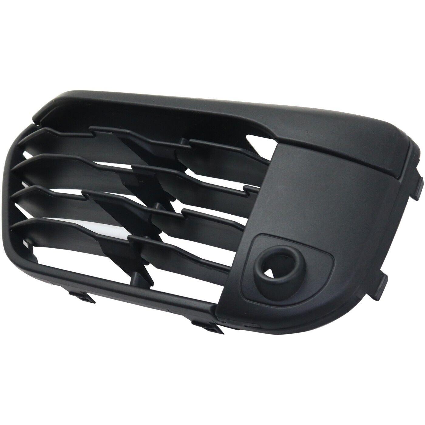 2016-2019 Bmw X1 Grille Lower Driver Side Matte Black With Sensor Base Model , BM1038204. OEM-style replacement.