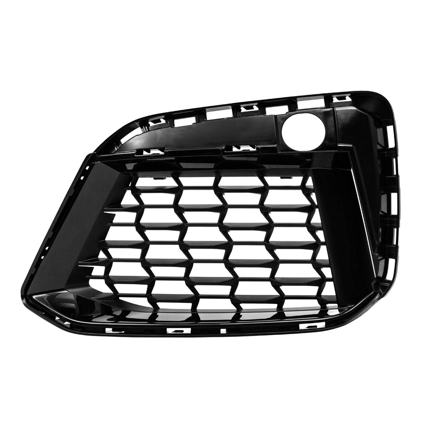 2021-2023 Bmw 5 Series Grille Front Driver Side Lower Black With Pkg Without Molding , BM1038229. Exact fit for vehicle restoration.