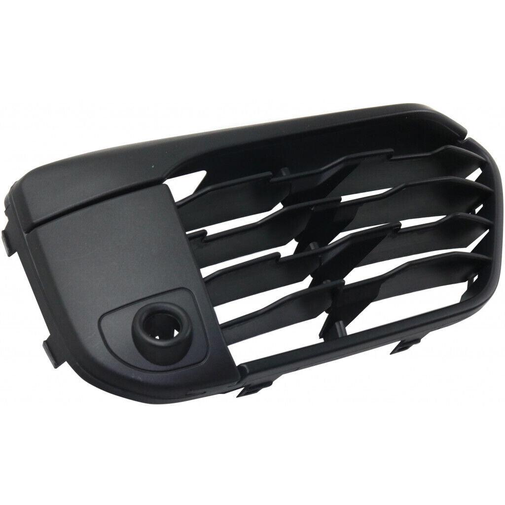 2016-2019 Bmw X1 Grille Lower Passenger Side Matte Black With Sensor Base Model , BM1039204. Professional-grade auto body part.