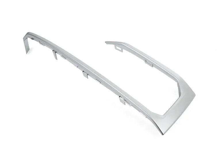 2019-2023 Bmw X5 Fog Lamp Trim Front Driver Side Chrome/Silver Without M-Pkg , BM1046151. Replacement part ready for install.