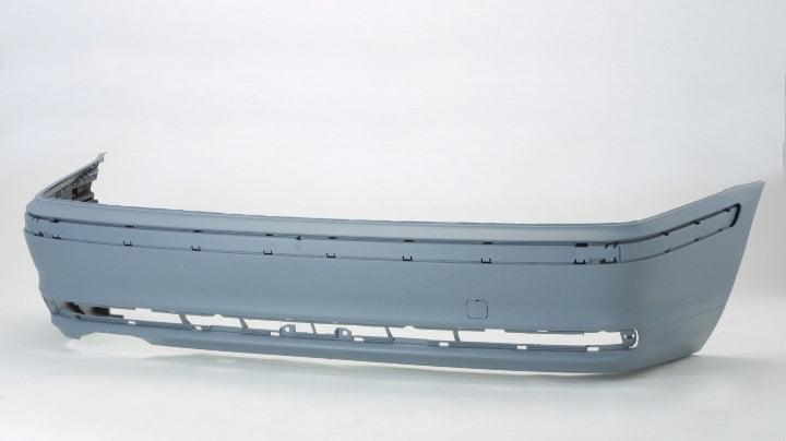 1999-2001 Bmw 3 Series Sedan Rear Bumper Primed Gray Without Sport , BM1100119. Durable and impact-resistant.