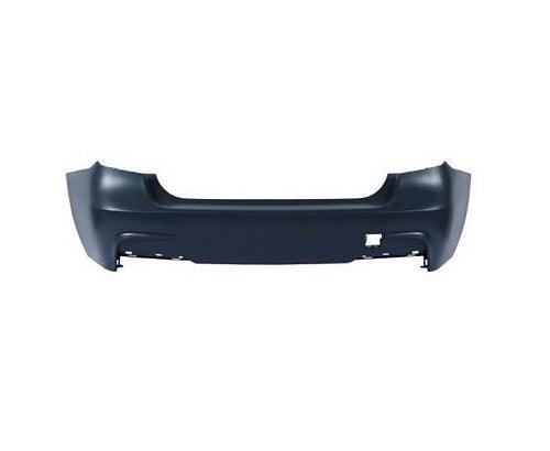 2013-2018 Bmw 3 Series Sedan Rear Bumper Primed Sdn With M Package , BM1100260. Factory-style replacement part.