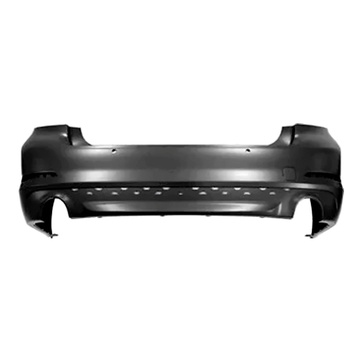 2017-2019 Bmw 5 Series Rear Bumper Rr, bm1100377. Front view.