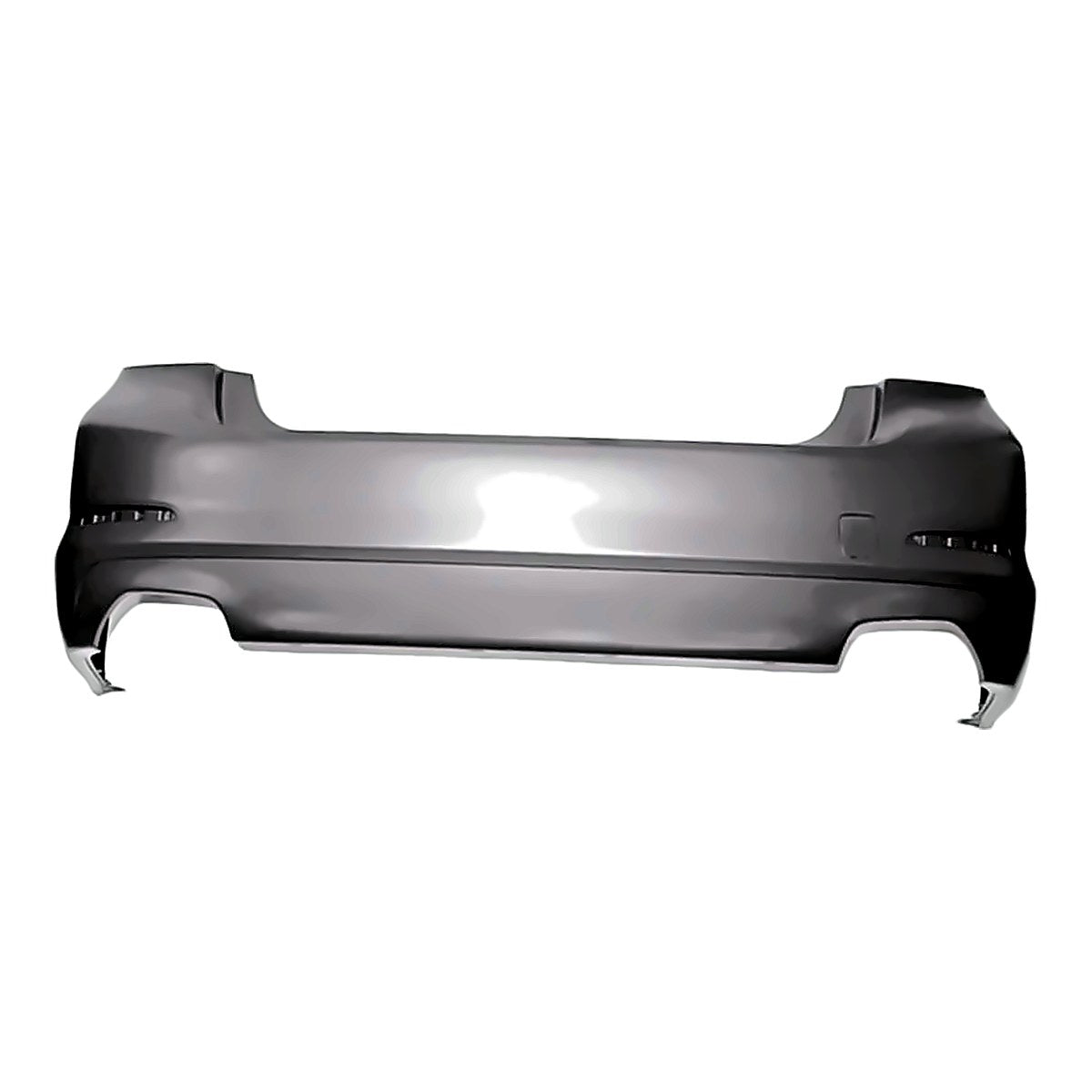 2017-2019 Bmw 5 Series Rear Bumper Rr, bm1100378. Front view.