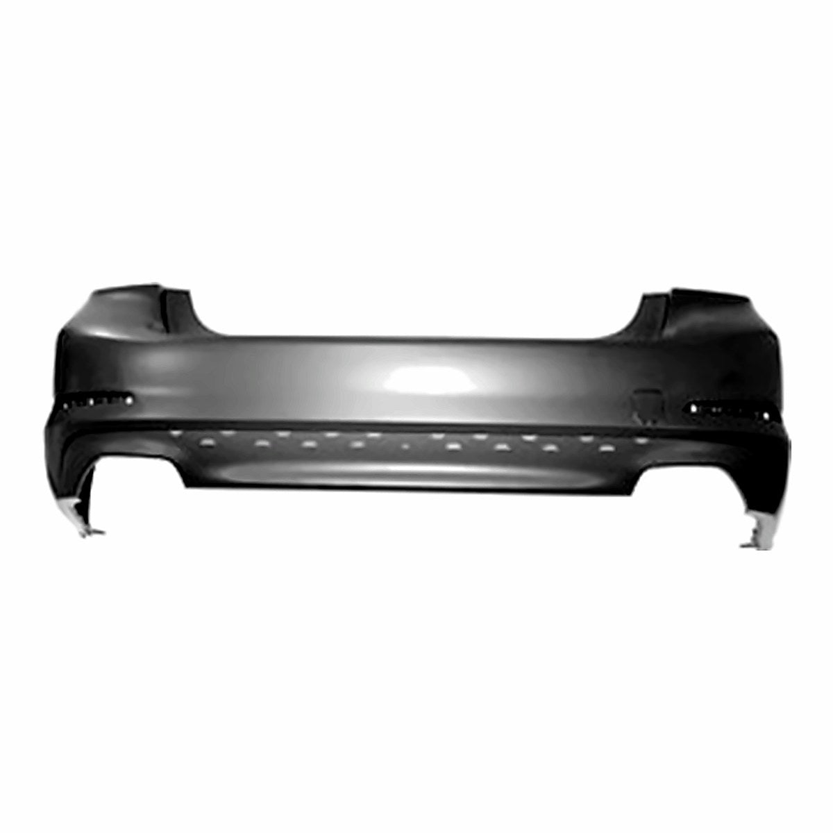2017-2019 Bmw 5 Series Rear Bumper Rr, bm1100381. Front view.