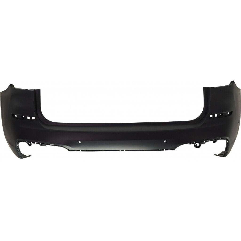 2018-2021 Bmw X3 Rear Bumper Primed With 4 Park Assist Sensor , BM1100423. Angle view for visual reference.