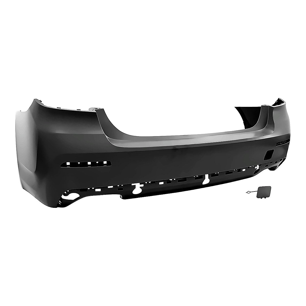 2021-2023 Bmw 5 Series Rear Bumper Rr, bm1100454. Front view.