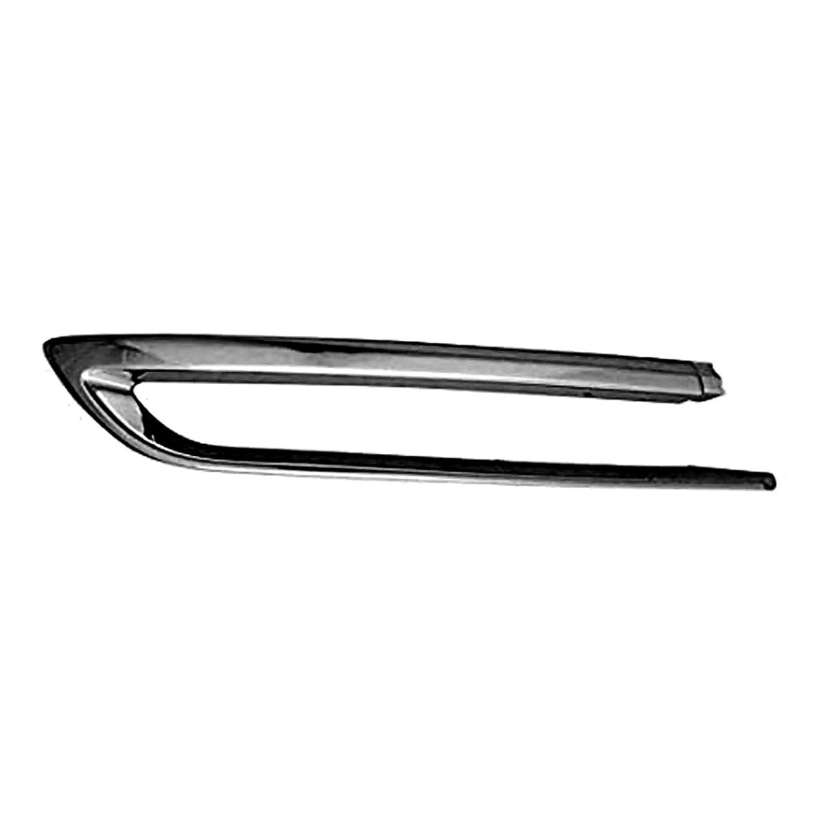 2014-2016 Bmw 5 Series Rear Driver Side Bumper Moulding, bm1146114. Front view.