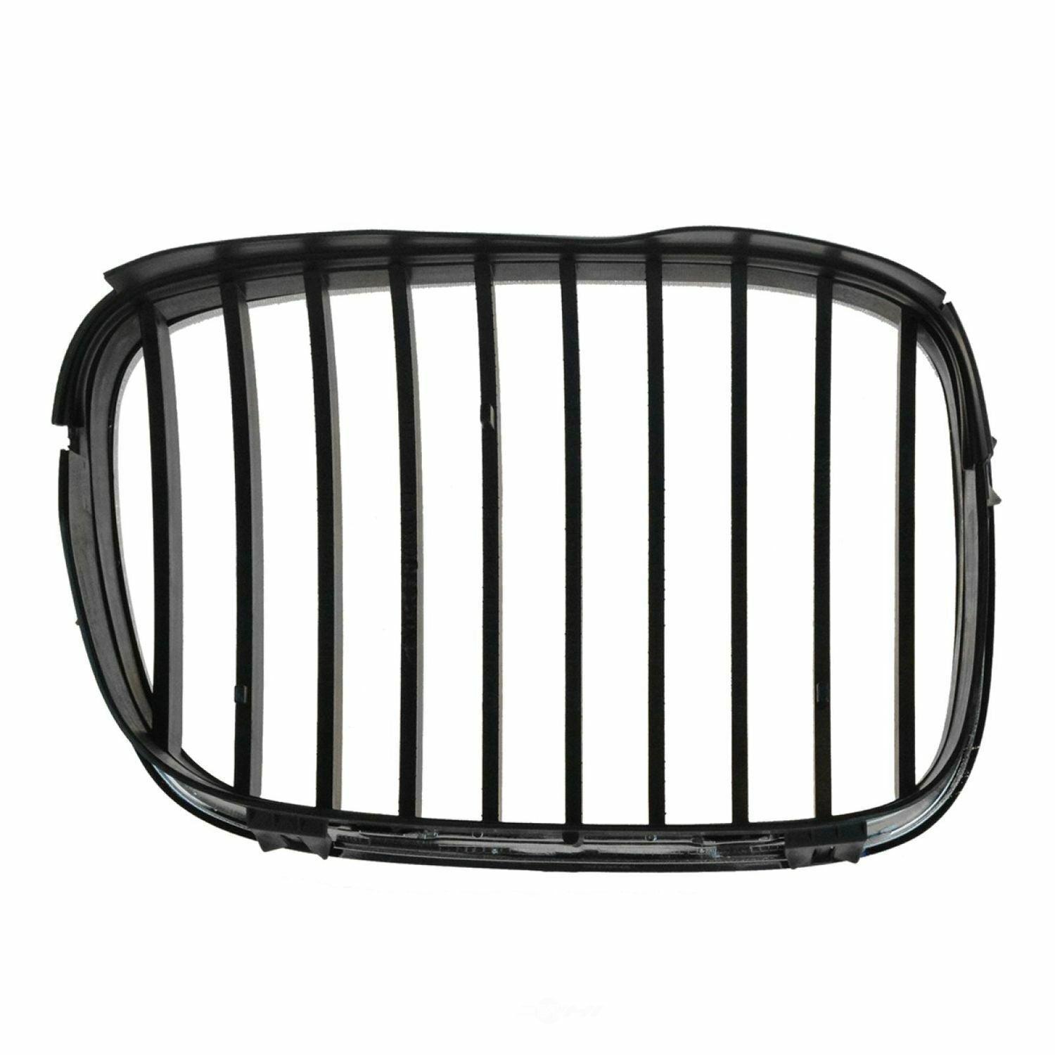 1997-2003 Bmw 5 Series Grille Driver Side Chrome/Black , BM1200117. Factory-style replacement part.