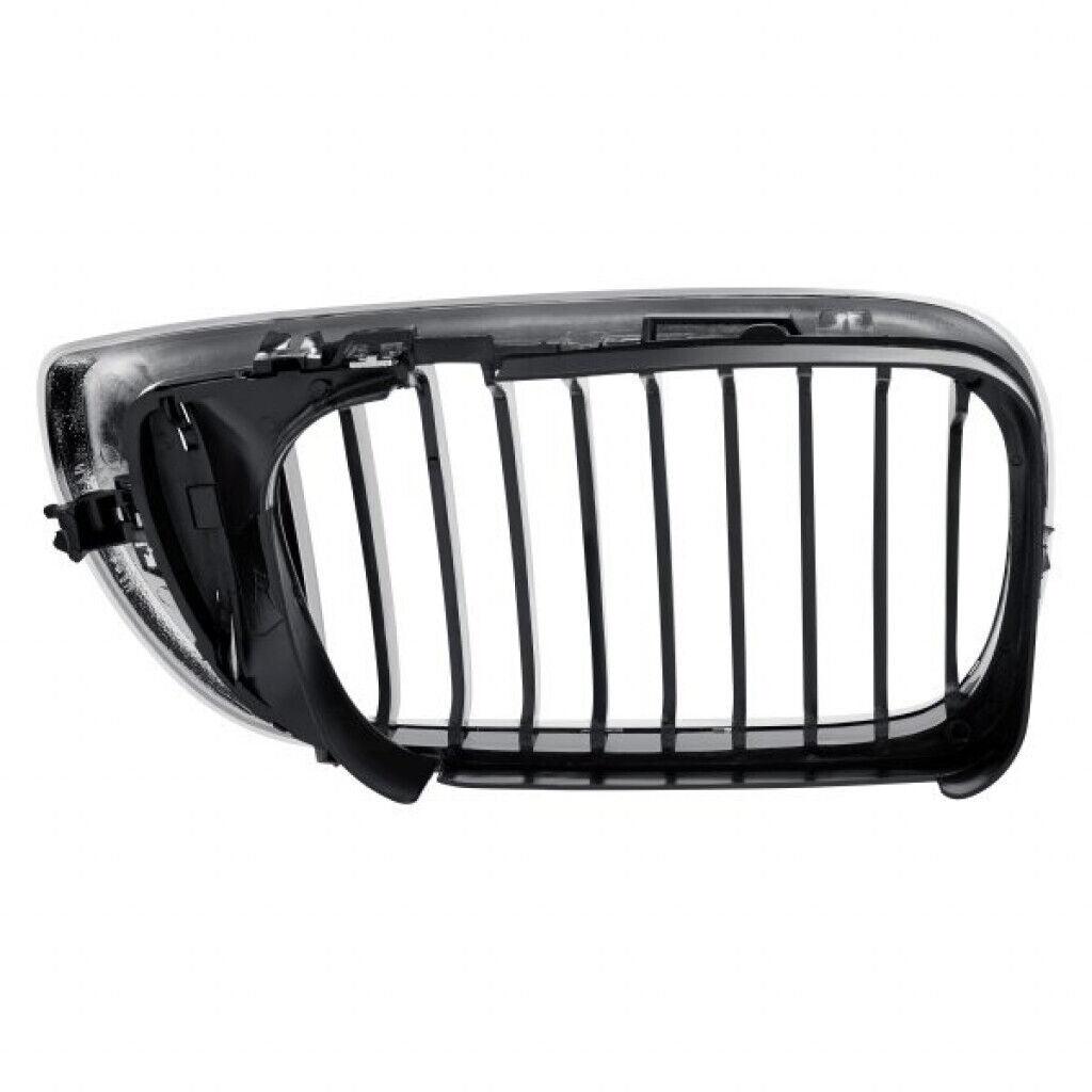 2002-2005 Bmw 3 Series Sedan Grille Driver Side Chrome/Black , BM1200126. High-strength and long-lasting.