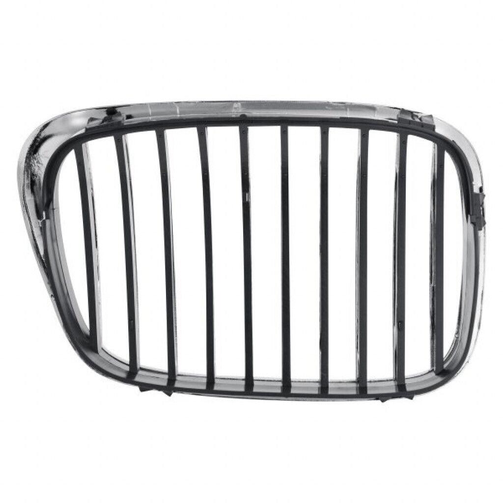 2001-2003 Bmw 5 Series Grille Driver Side Chrome/Black 541 , BM1200136. OEM-quality exterior component.