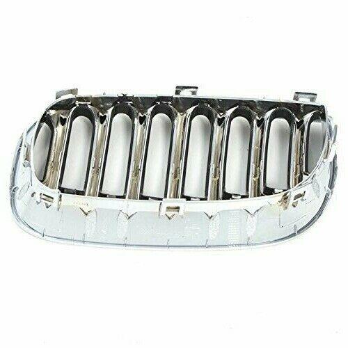 2004-2006 Bmw X3 Grille Passenger Side Chrome.Black , BM1200169. Precision fitment for collision repair.