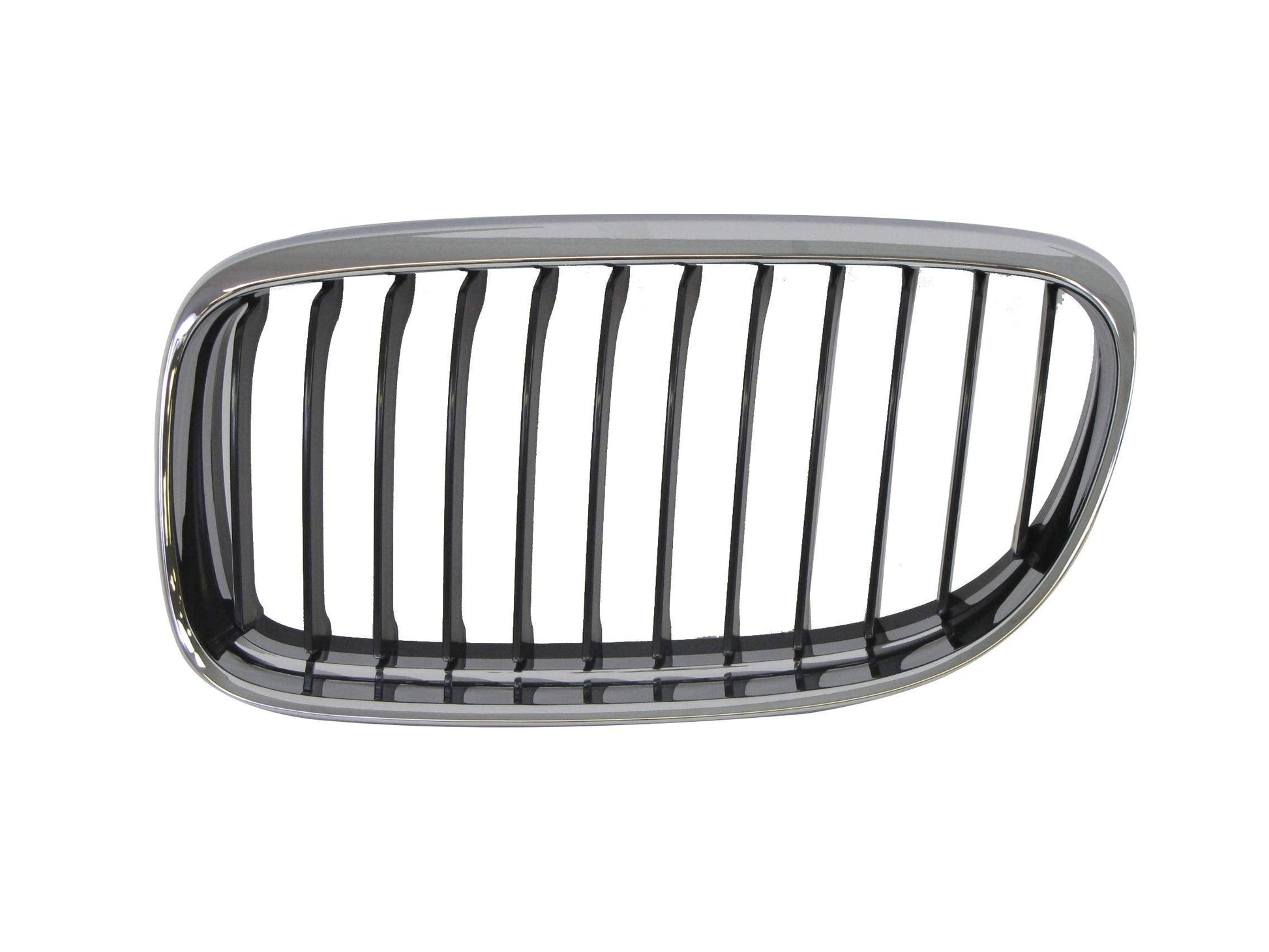 2009-2011 Bmw 3 Series Sedan Grille Driver Side Chrome/Black , BM1200192. Installed view for reference.