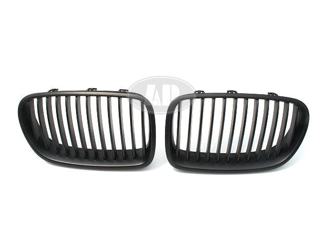 2011-2013 Bmw 5 Series Grille Passenger Side Primed Black , BM1200213. Angle view for visual reference.